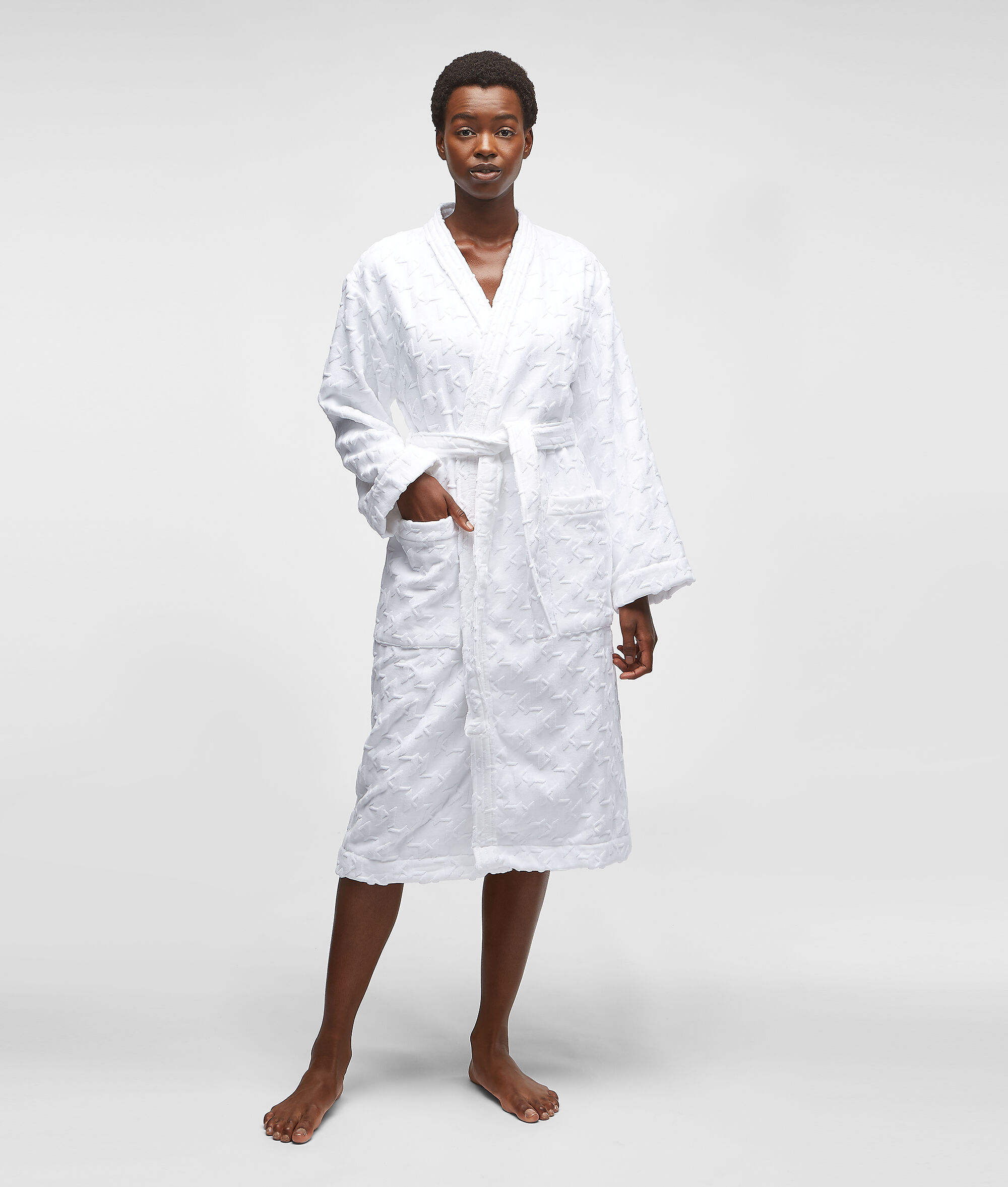 (image for) Delicate KL MONOGRAM DRESSING-GOWN